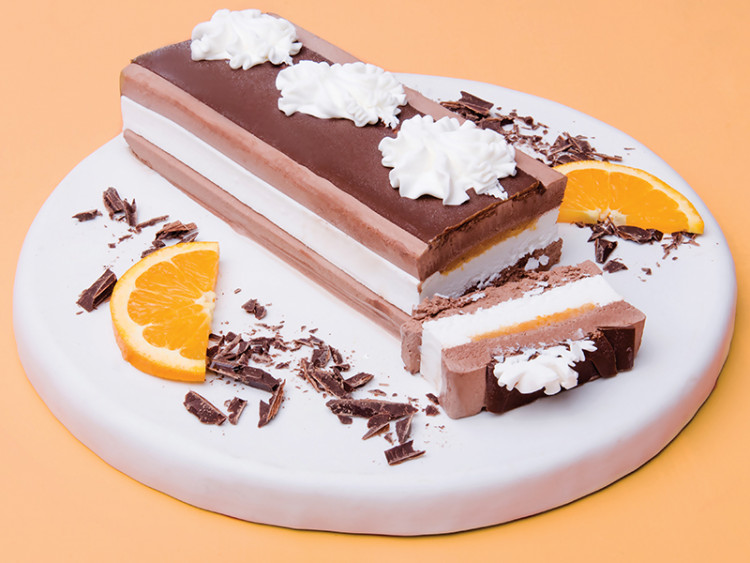 "Family extra" csoki-narancs jégkrém rolád
