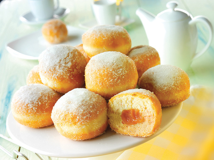 Mini Berliner sárgabarackos