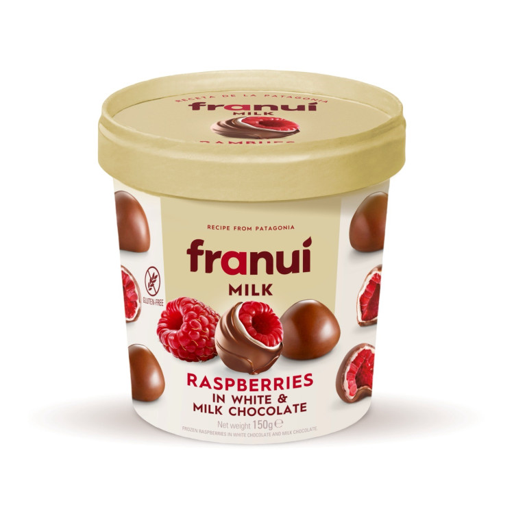 Málna tejcsokoládé bevonattal